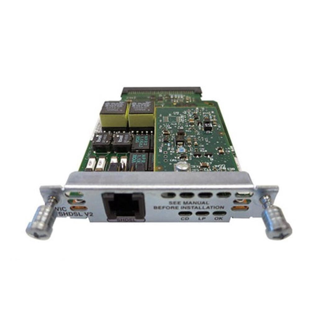 Cisco 1-port G.SHDSL (two or four wire) WAN Interface Card support