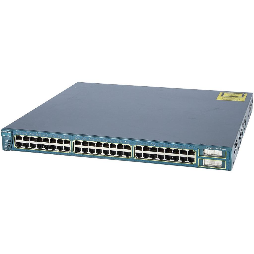 Cisco Catalyst C3550 Stackable 48 10/100 Ethernet ports &amp; 2 Gigabit Ethernet GBIC ports, Enhanced Multilayer Image software