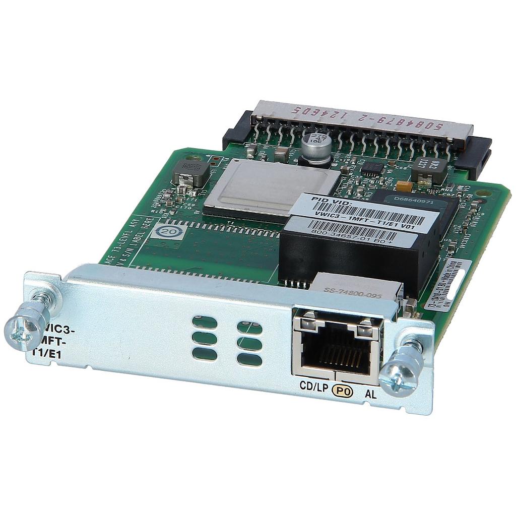 Cisco 1-Port Multiflex Trunk Voice/WAN Interface Card 3rd Generation - T1/E1