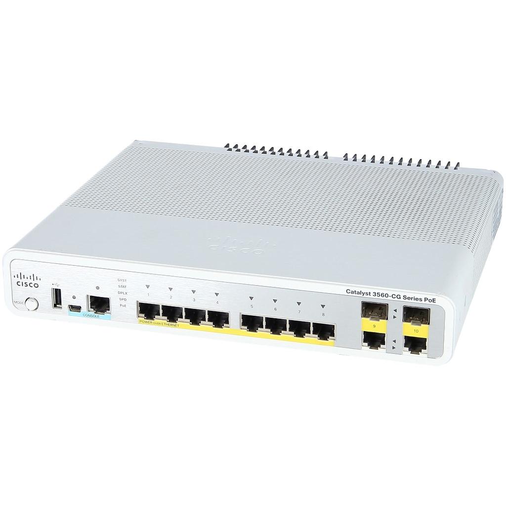 Cisco Catalyst 3560C Switch 8 GE PoE+, 2 x Dual Purpose, IP Base