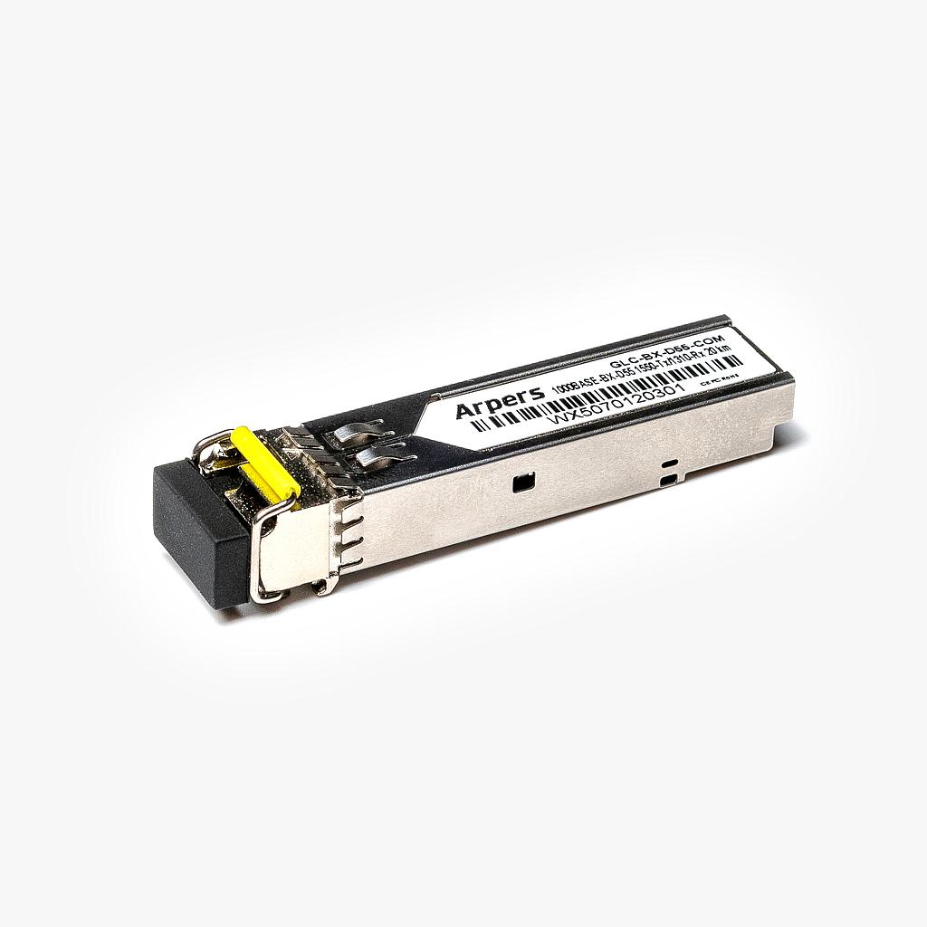 GLC-BX-D55-COM Arpers 1000BASE-BX-D55, Tx1550nm/Rx1310nm, SMF, 20km, LC simplex, DOM for Cisco