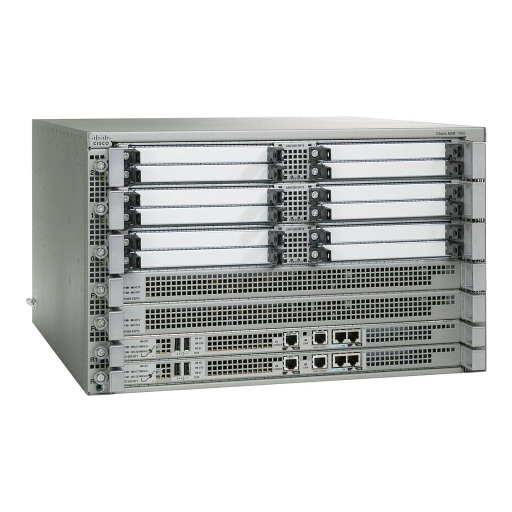 Cisco ASR1006 Chassis, Dual P/S