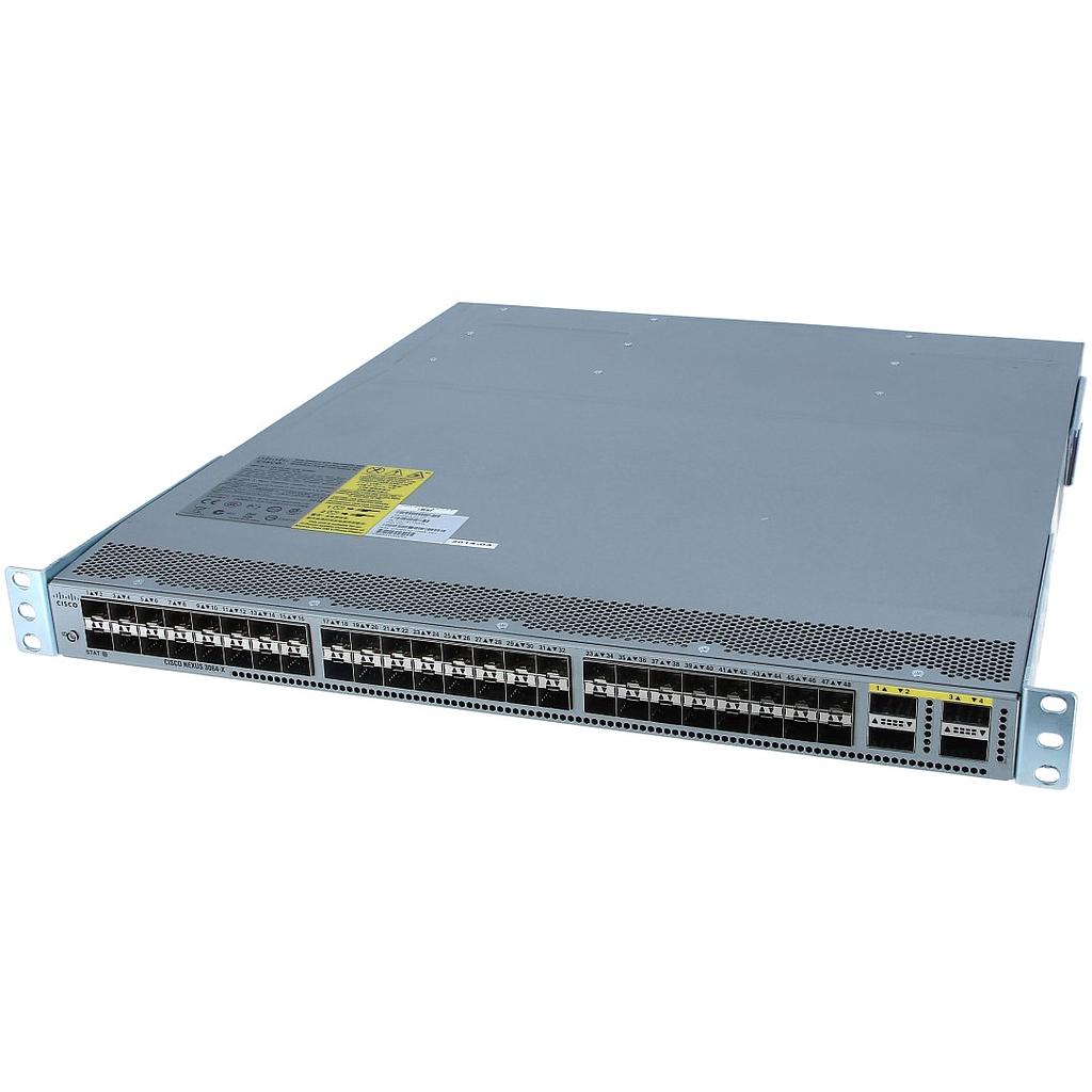 Cisco Nexus 3064-X, 48 SFP+ and 4 QSFP+ ports, with enhanced scale, low latency, choice of airflow and power supply