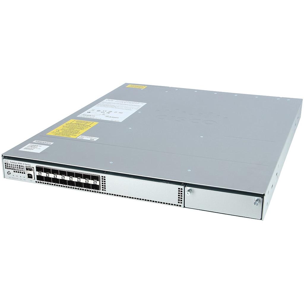 Cisco Catalyst 4500-X 16 Port 10GE IP Base, Front-to-Back Cooling, No P/S