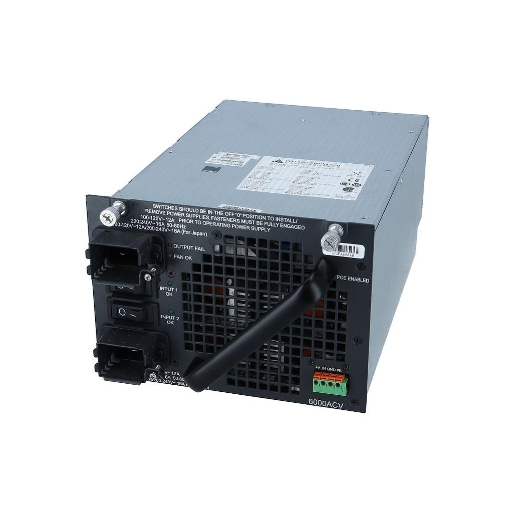 Cisco 6000W AC Power Supply (PoE) Catalyst 4500