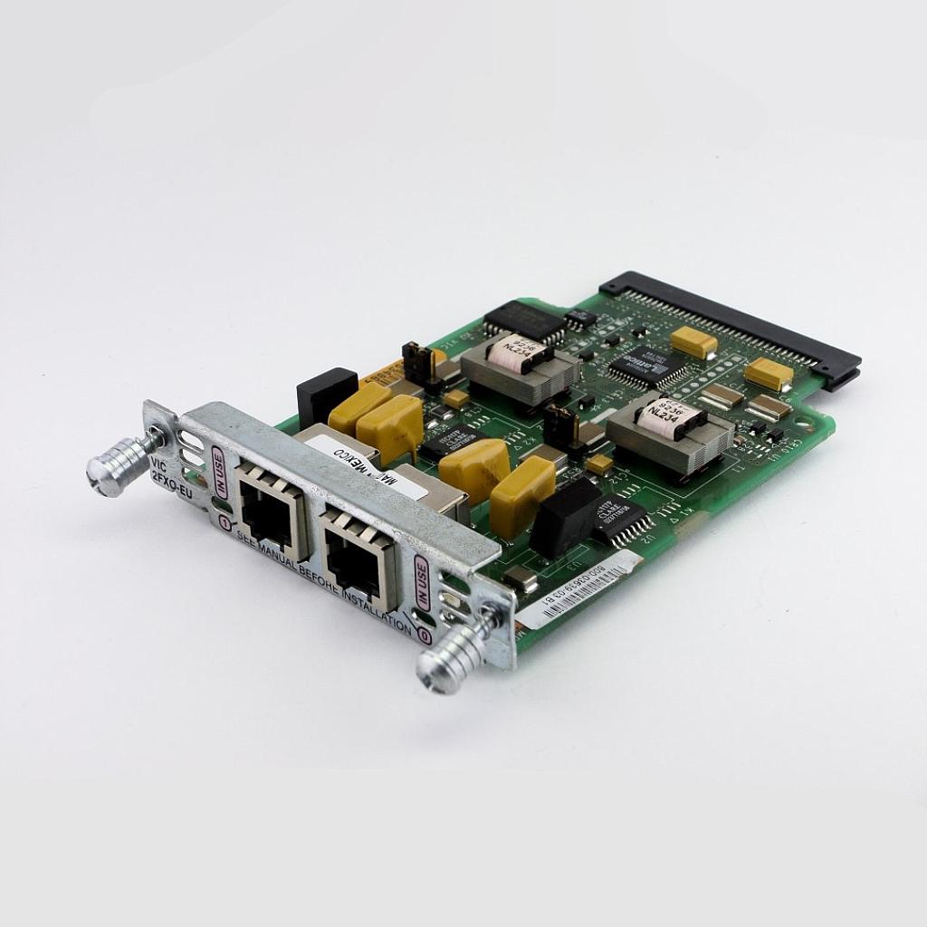 Cisco 2-port FXO voice and fax interface card (Europe version)