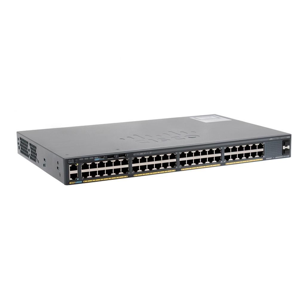 Cisco Catalyst 2960X 48 10/100/1000 ports and 2 SFP module slots LAN Lite