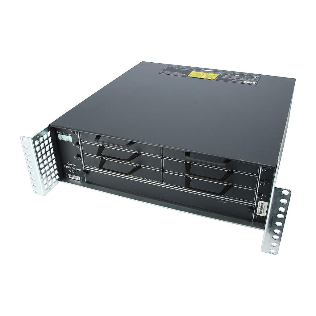 Cisco 7206 VXR, 6-slot chassis, 1 AC supply with IP software