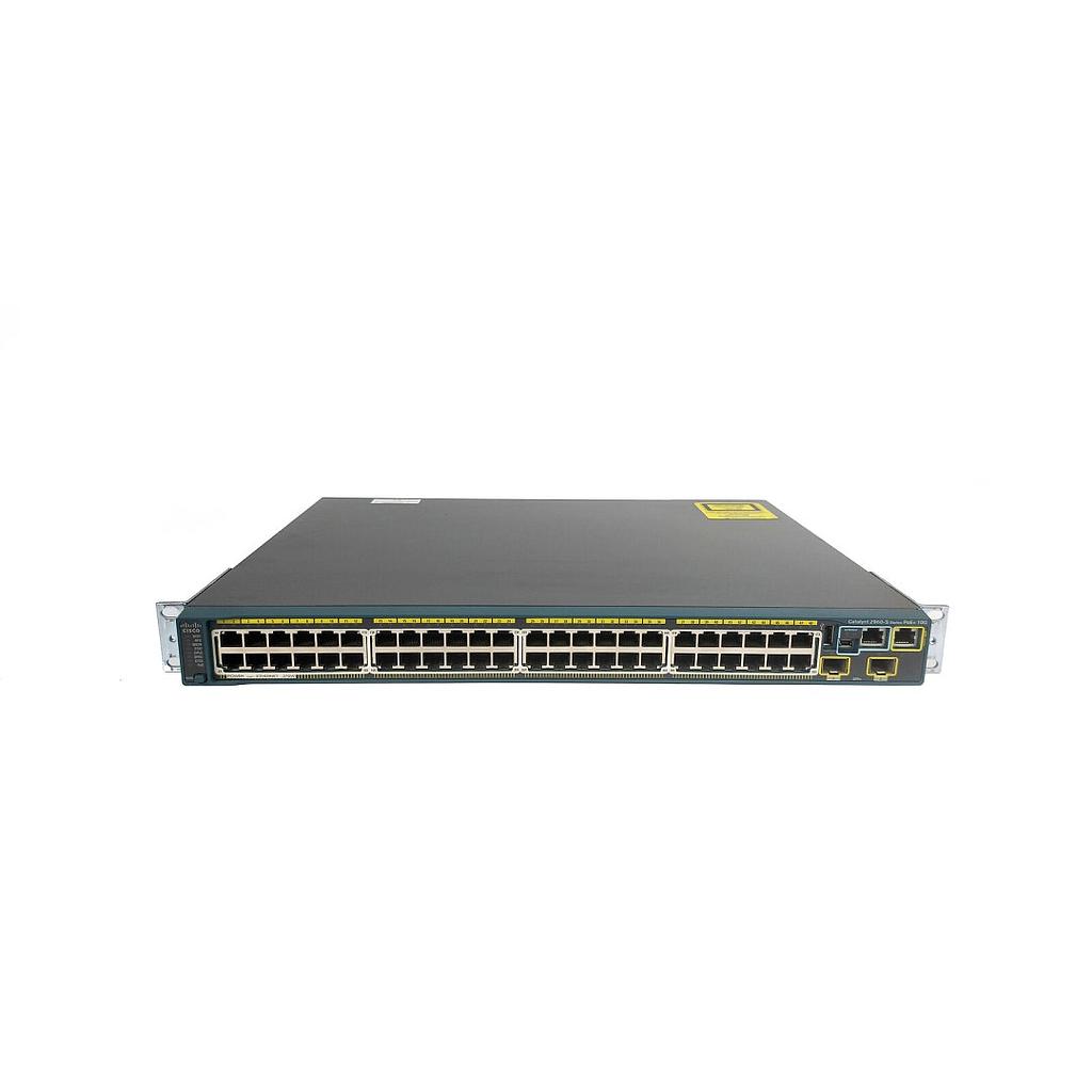 Cisco Catalyst 2960S 48 10/100/1000 Ethernet PoE 370W, 2 x 10G SFP+ LAN Base