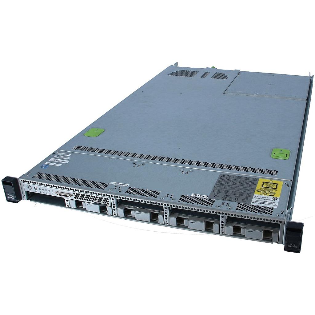 Cisco UCS C220 M3 SFF Business Edition, 2x Xeon E5-2609 2.4GHz, 32GB DDR3 RAM, 4x 500GB HDD, 1x AC PSU 650W, with 1 rail kit