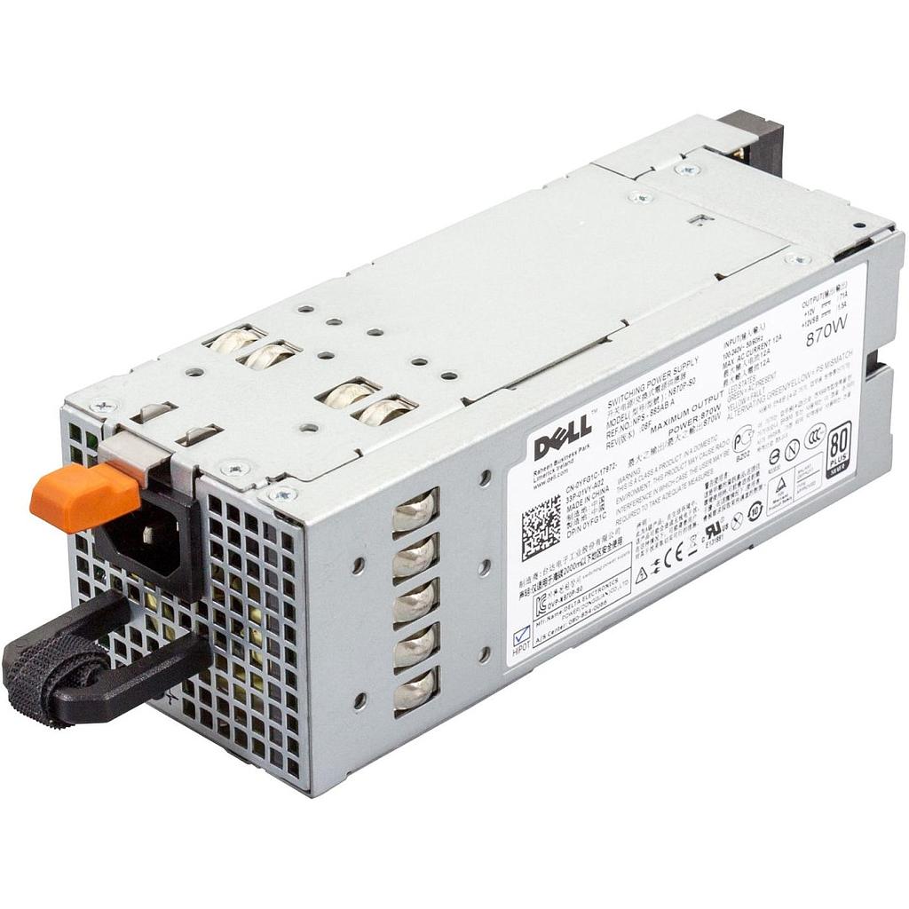 Dell 870W 80 Plus Silver Hot Swap Redundant Power Supply for R710 T610