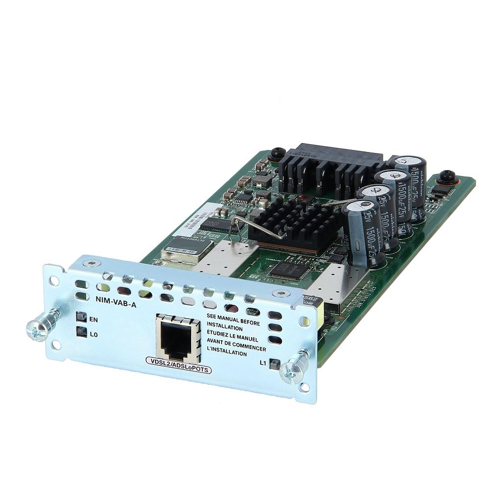 Cisco 1-Port VDSL2/ADSL2+ NIM over POTS with Annex A