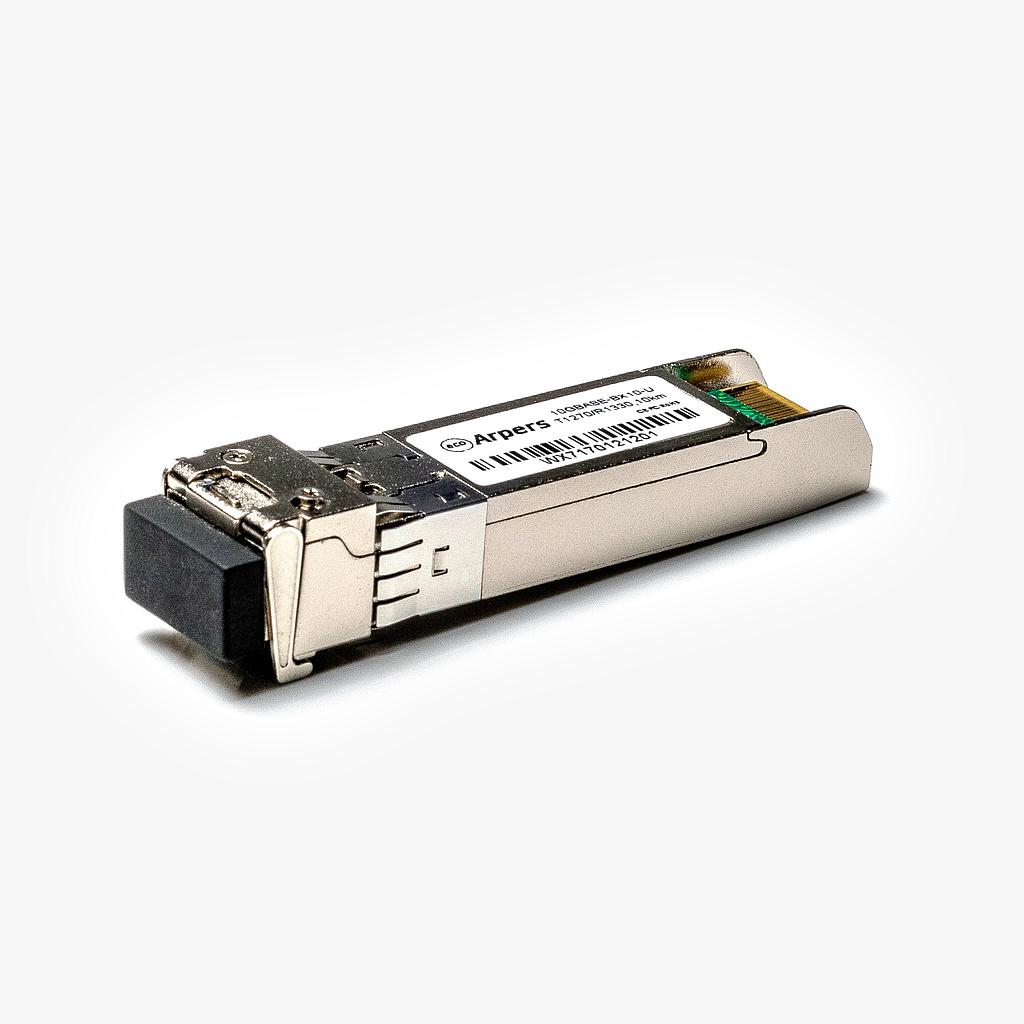 Arpers 10GBASE-BX10-U SFP+, Bidirectional, 1270nm Tx / 1330nm Rx, SMF, 10Km, Símplex LC, DOM for Extreme Networks