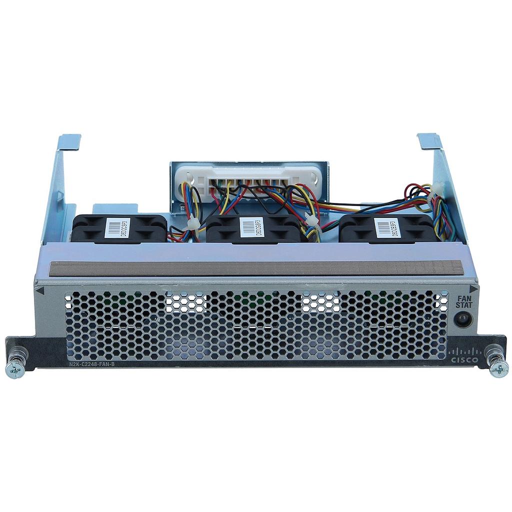 Cisco Nexus 2224TP, 2248TP, and 2248TP-E FEX Fan Module, Back-to-front airflow (Reversed airflow, port side intake)