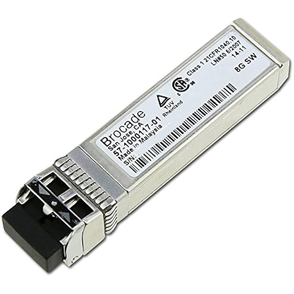 Brocade 8G SFP+ Transceiver SWL Fibre Channel, 850nm, 150m, MMF, LC Dúplex connector 