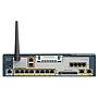 Cisco Unified Communications 540 with 8 user licenses for UC and integrated messaging, 2 BRI ports, 8 PoE 10/100 ports, integrated wireless, and 1 VIC slot. Upgradable to 32 users max.