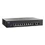 Cisco Small Business 300 Series SF302-08 Managed Switch, 8-port 10/100 Mbps with 2 combo Gigabit Uplinks